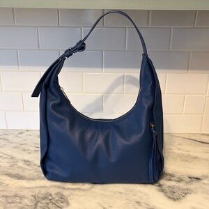 Tote Le Monde Chic blue Leather Hobo Bag